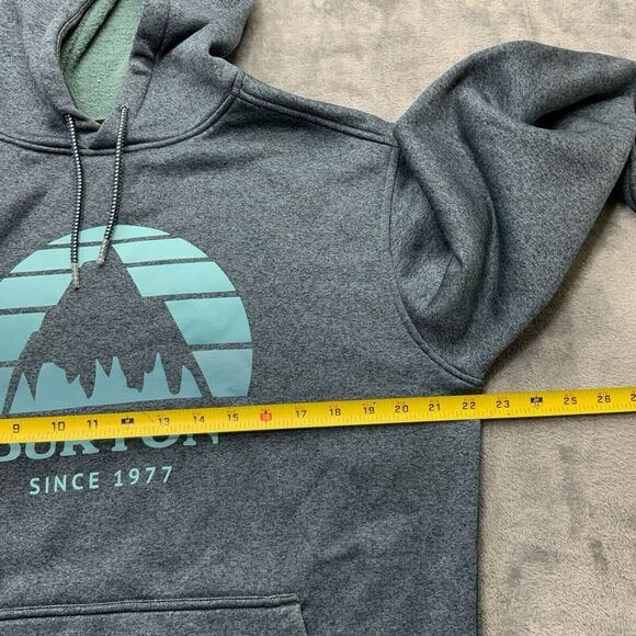 Burton Men's Pullover Hoodie Sweatshirt Gray • XS - Picture 12 of 13